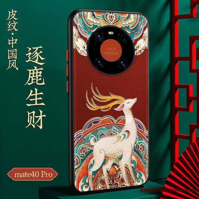 Huawei Mate 40 Pro Coque De Téléphone Nouveau Style Chinois Tout Compris Étui Incassable Tendance