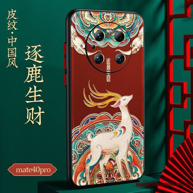 Huawei Mate 40 Pro Coque De Téléphone Nouveau Style Chinois Tout Compris Étui Incassable Tendance