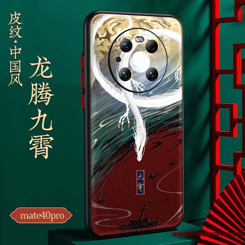 Huawei Mate 40 Pro Coque De Téléphone Nouveau Style Chinois Tout Compris Étui Incassable Tendance