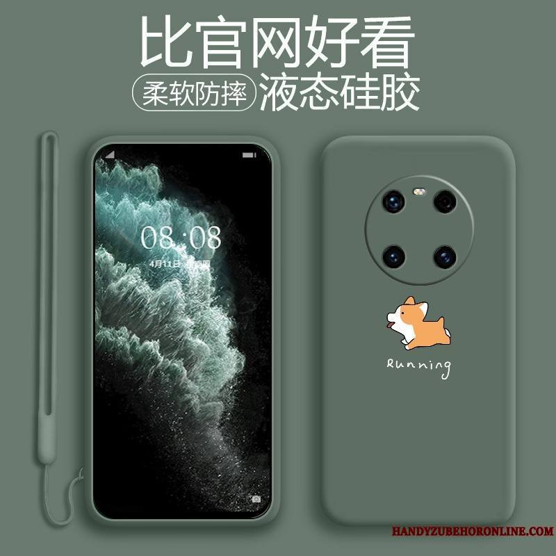 Huawei Mate 40 Pro Coque De Téléphone Personnalité Incassable Dessin Animé Silicone Tout Compris Protection