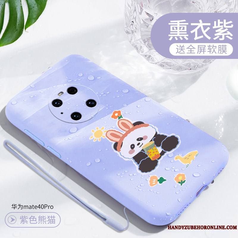 Huawei Mate 40 Pro Coque Vert Dessin Animé Personnalité Téléphone Portable Silicone Charmant Nouveau