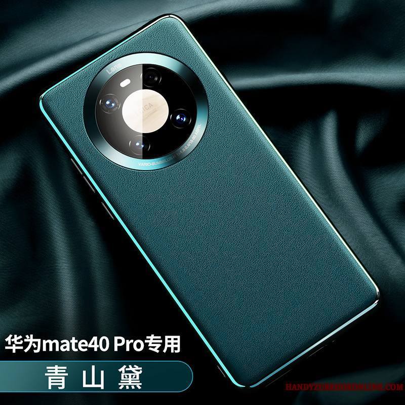 Huawei Mate 40 Pro Créatif Coque De Téléphone Incassable Cuir Protection Très Mince Étui