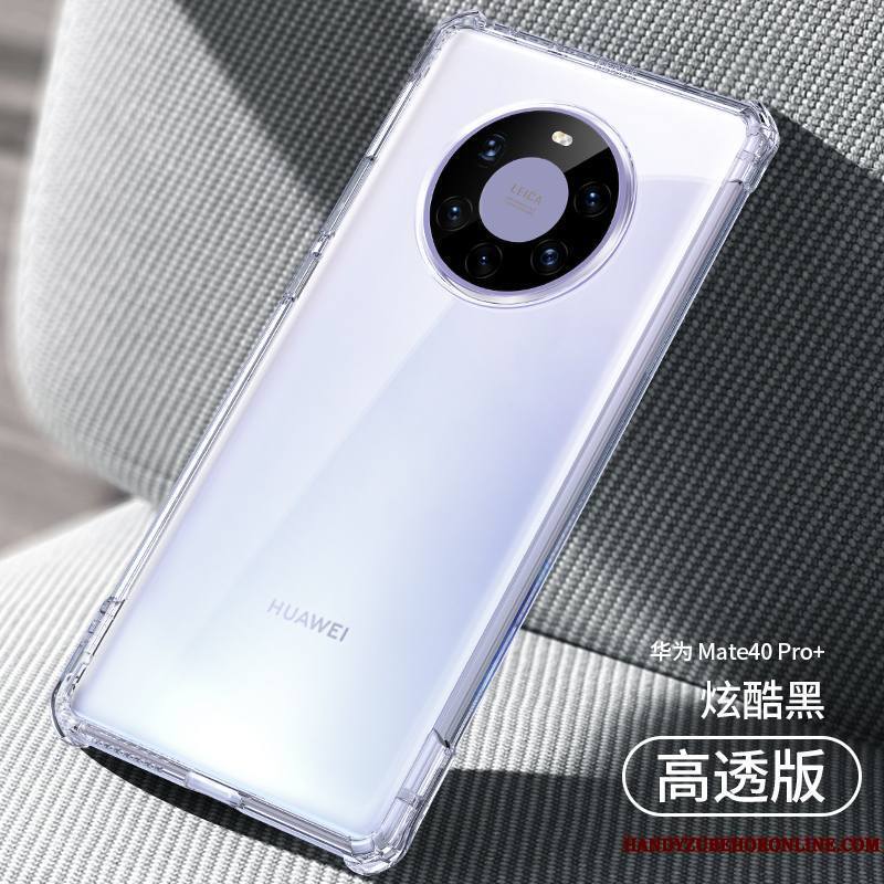 Huawei Mate 40 Pro+ Noir Nouveau Étui Incassable Silicone Coque De Téléphone Tout Compris