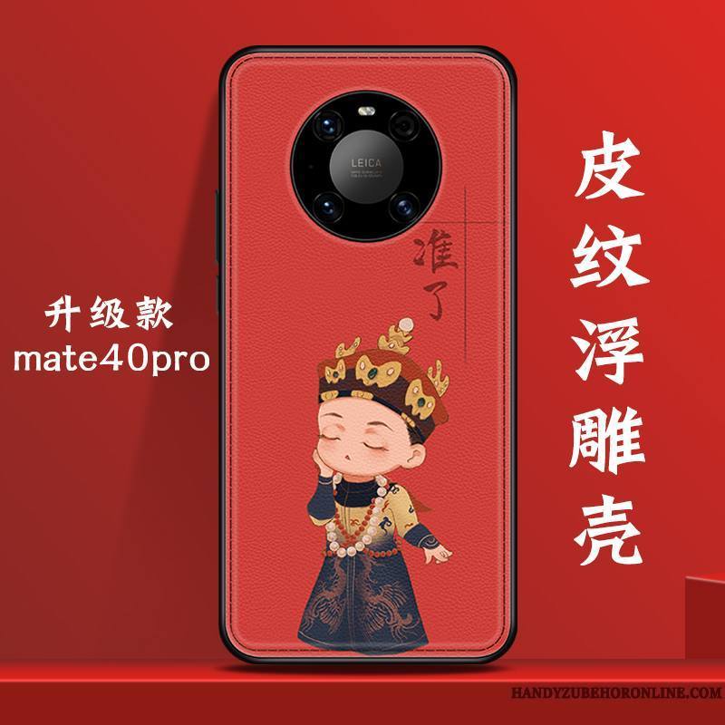 Huawei Mate 40 Pro Original Bleu Personnalité Marque De Tendance Style Chinois Nouveau Coque De Téléphone