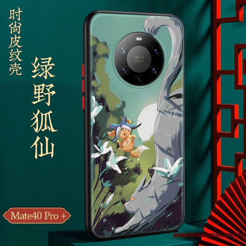 Huawei Mate 40 Pro+ Tout Compris Coque De Téléphone Silicone Créatif Incassable Marque De Tendance Étui