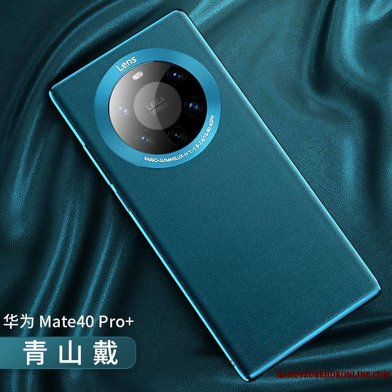 Huawei Mate 40 Pro+ Étui Marque De Tendance Coque De Téléphone Protection Luxe Créatif Bleu