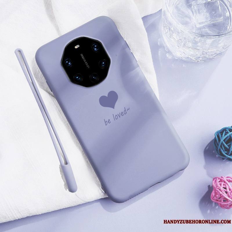 Huawei Mate 40 Rs Amour Tout Compris Incassable Fluide Doux Coque De Téléphone Gris Nouveau