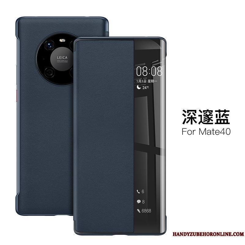 Huawei Mate 40 Très Mince Étui Créatif Coque De Téléphone Clamshell Protection Tout Compris