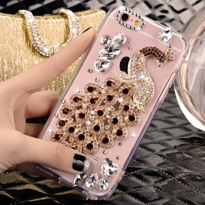 Huawei Mate 8 Bleu Protection Luxe Incassable Strass Étui Coque De Téléphone