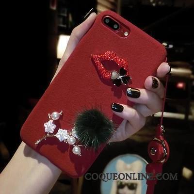 Huawei Mate 8 Coque De Téléphone Élégant Lèvres Créatif Ornements Suspendus Strass Tendance