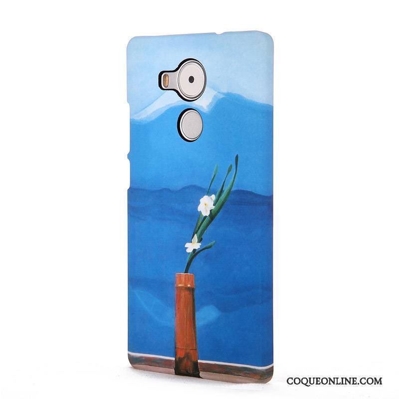 Huawei Mate 8 Créatif Pivoine Gaufrage Coque Art Difficile De Téléphone