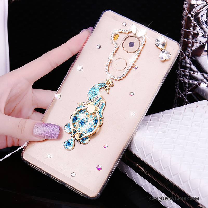 Huawei Mate 8 Fluide Doux Étui Incassable Tendance Silicone Strass Coque De Téléphone