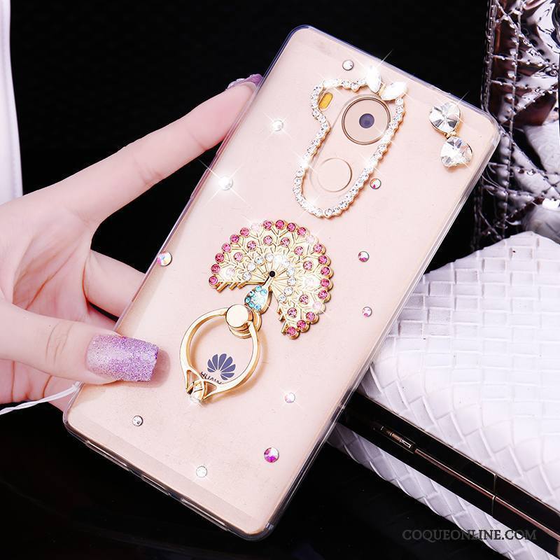 Huawei Mate 8 Fluide Doux Étui Incassable Tendance Silicone Strass Coque De Téléphone