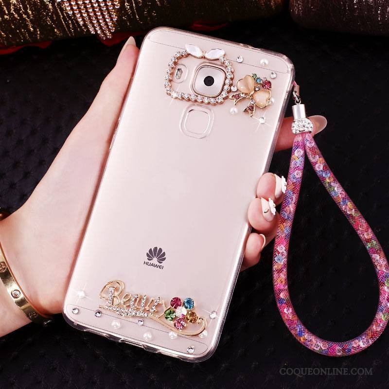 Huawei Mate 8 Or Étui Strass Créatif Anneau Coque De Téléphone