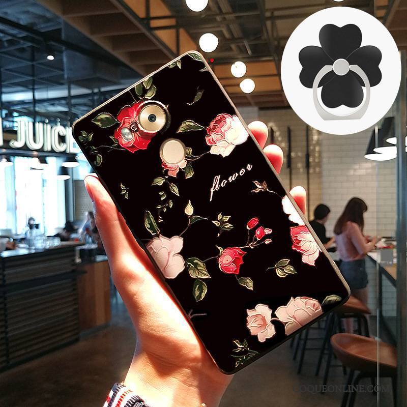 Huawei Mate 8 Protection Coque De Téléphone Créatif Gaufrage Rose Incassable Art