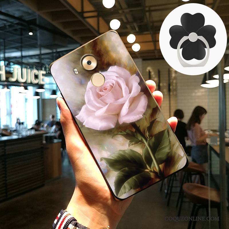 Huawei Mate 8 Protection Coque De Téléphone Créatif Gaufrage Rose Incassable Art