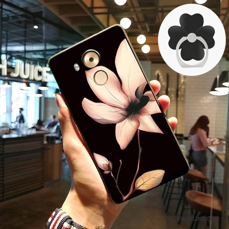 Huawei Mate 8 Protection Coque De Téléphone Créatif Gaufrage Rose Incassable Art