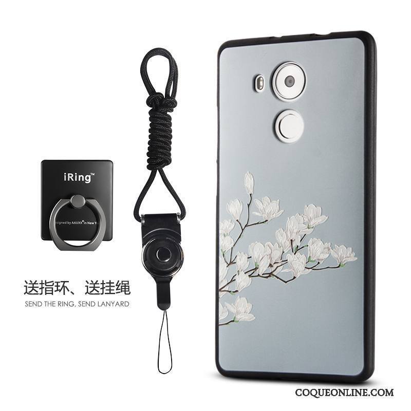 Huawei Mate 8 Tout Compris Frais Coque De Téléphone Incassable Blanc Dimensionnel Silicone