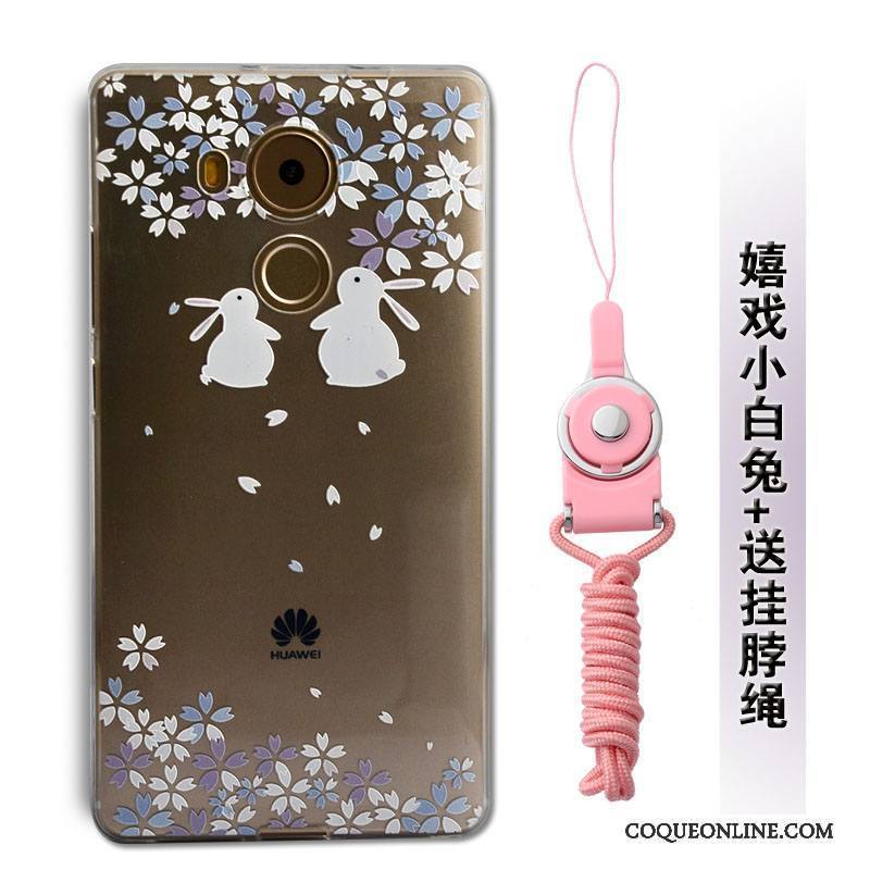 Huawei Mate 8 Étui Fluide Doux Protection Silicone Gaufrage Coque De Téléphone