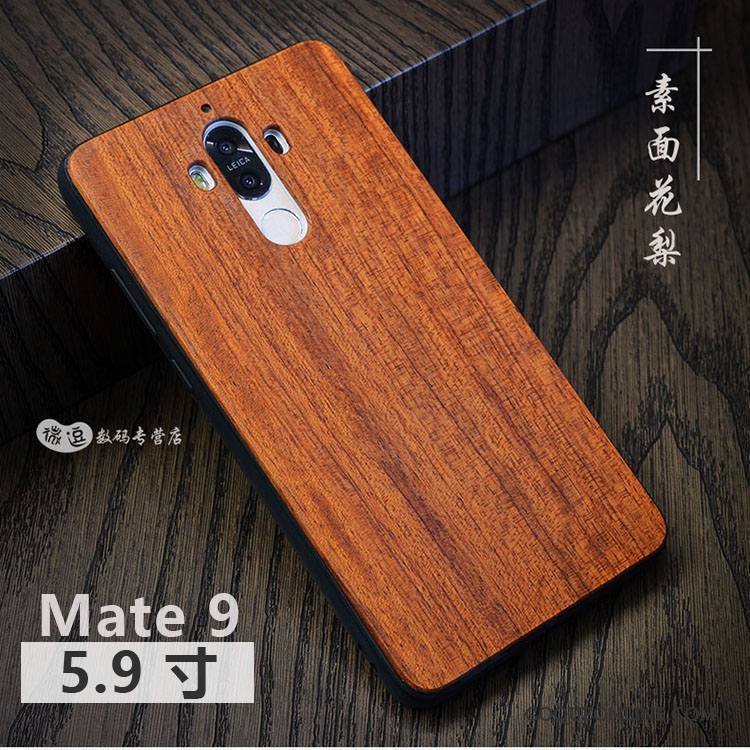 Huawei Mate 9 Bois Massif Protection Coque De Téléphone Luxe Personnalisé Personnalité Style Chinois