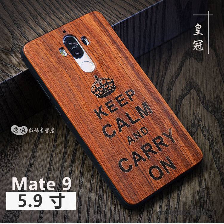 Huawei Mate 9 Bois Massif Protection Coque De Téléphone Luxe Personnalisé Personnalité Style Chinois