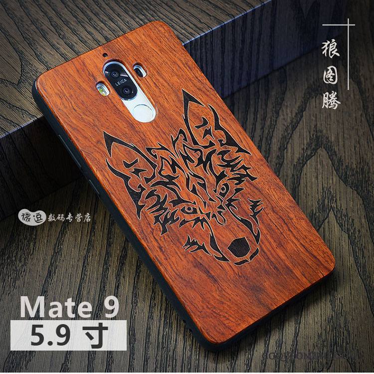 Huawei Mate 9 Bois Massif Protection Coque De Téléphone Luxe Personnalisé Personnalité Style Chinois