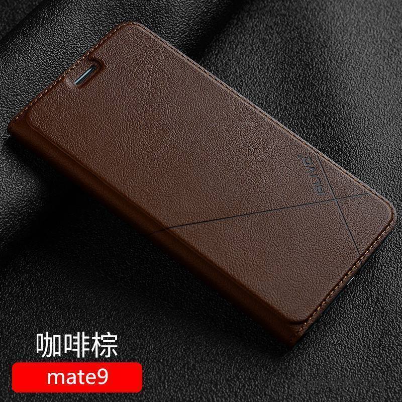 Huawei Mate 9 Clamshell Coque De Téléphone Étui Protection Incassable Étui En Cuir Tout Compris