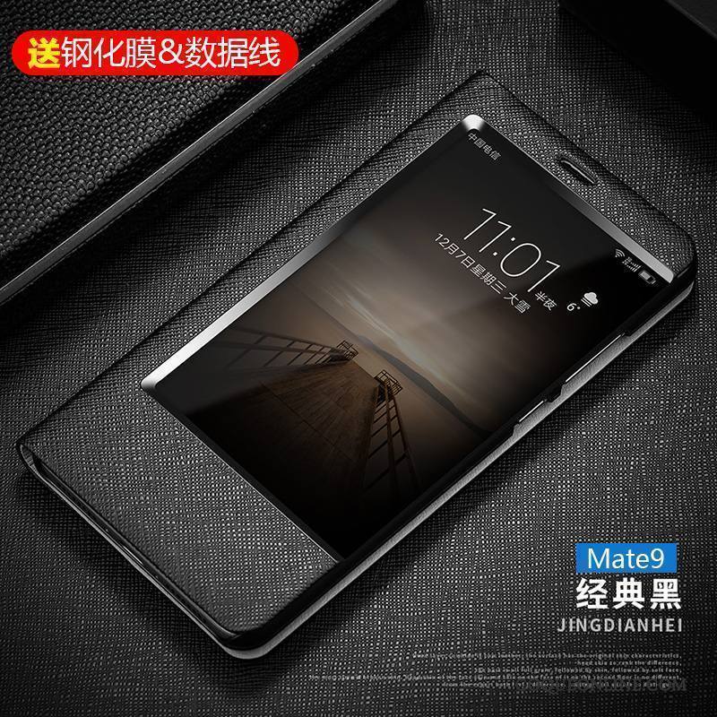 Huawei Mate 9 Clamshell Tout Compris Protection Rose Incassable Étui Coque De Téléphone