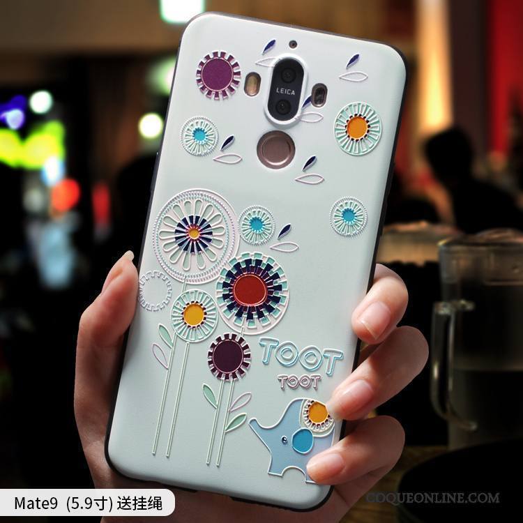 Huawei Mate 9 Coque Créatif Tout Compris Personnalité Silicone Incassable Étui Protection