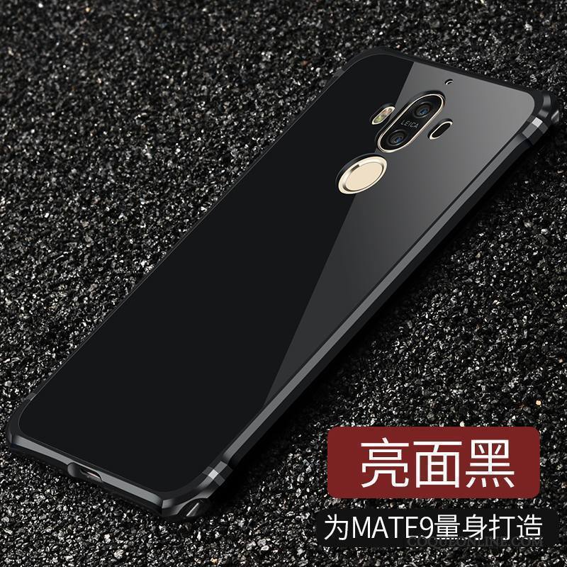 Huawei Mate 9 Coque De Téléphone Bleu Étui Métal Protection