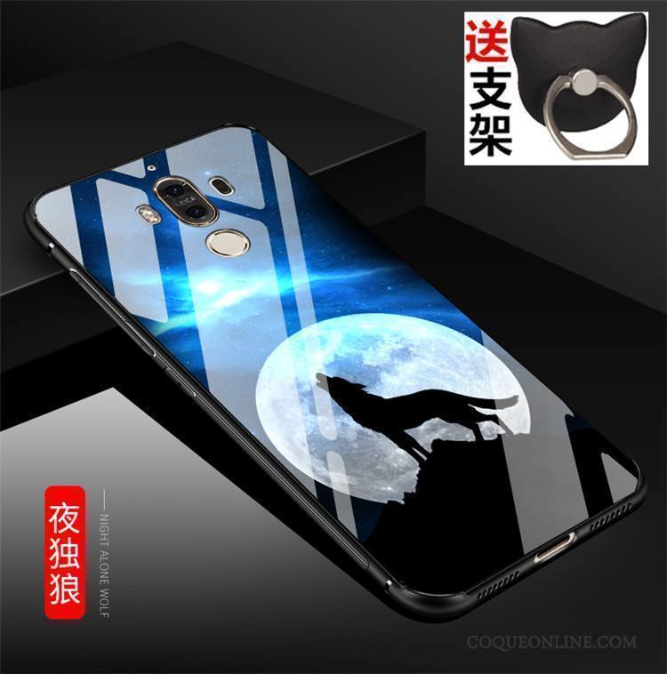 Huawei Mate 9 Coque De Téléphone Fluide Doux Bleu Clair Tempérer Tout Compris