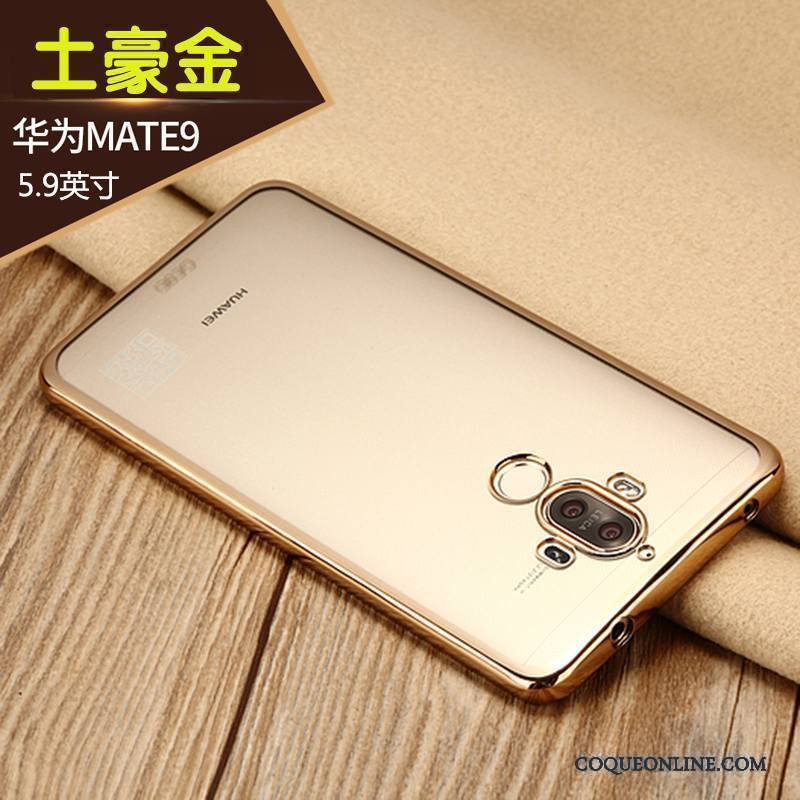 Huawei Mate 9 Coque De Téléphone Protection Silicone Rose Incassable Très Mince Transparent