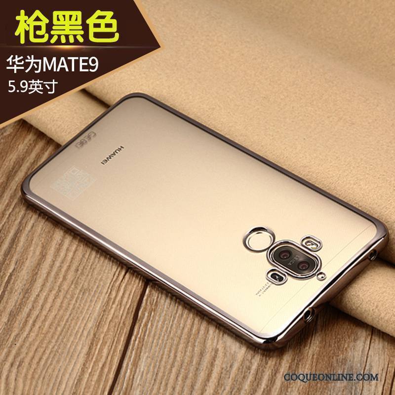 Huawei Mate 9 Coque De Téléphone Protection Silicone Rose Incassable Très Mince Transparent