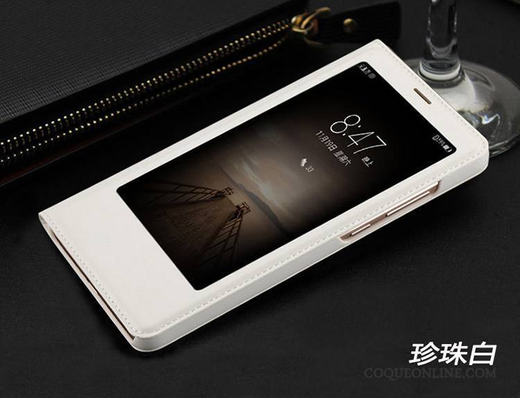Huawei Mate 9 Coque De Téléphone Étui En Cuir Clamshell Tout Compris Silicone Incassable Protection