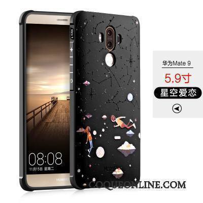 Huawei Mate 9 Coque Dessin Animé Personnalité Silicone Incassable Protection Tout Compris Étui