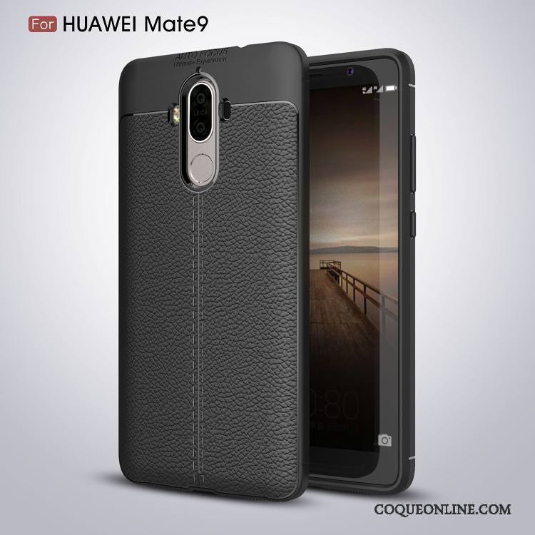 Huawei Mate 9 Coque Fluide Doux Protection Incassable Étui Créatif Gris Simple