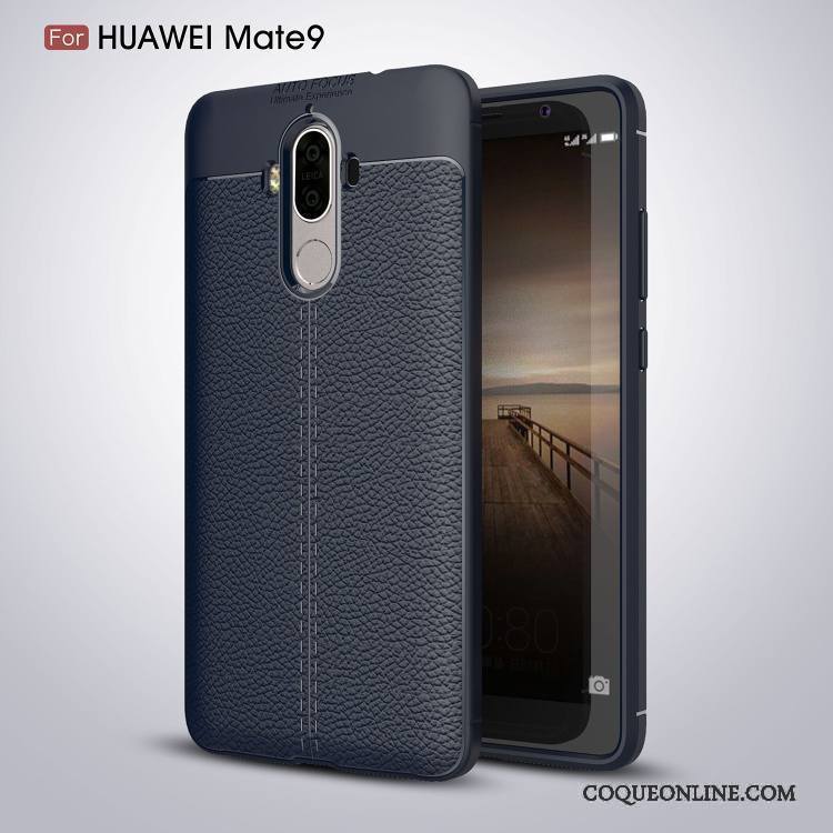 Huawei Mate 9 Coque Fluide Doux Protection Incassable Étui Créatif Gris Simple