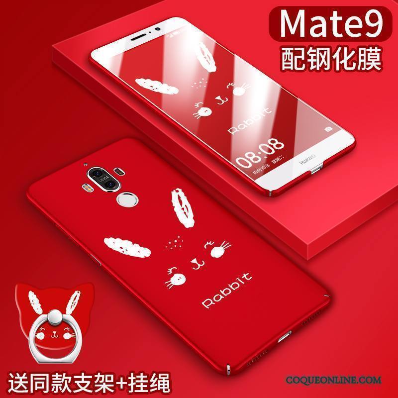 Huawei Mate 9 Coque Protection Silicone Incassable Étui Personnalité Rouge Tout Compris