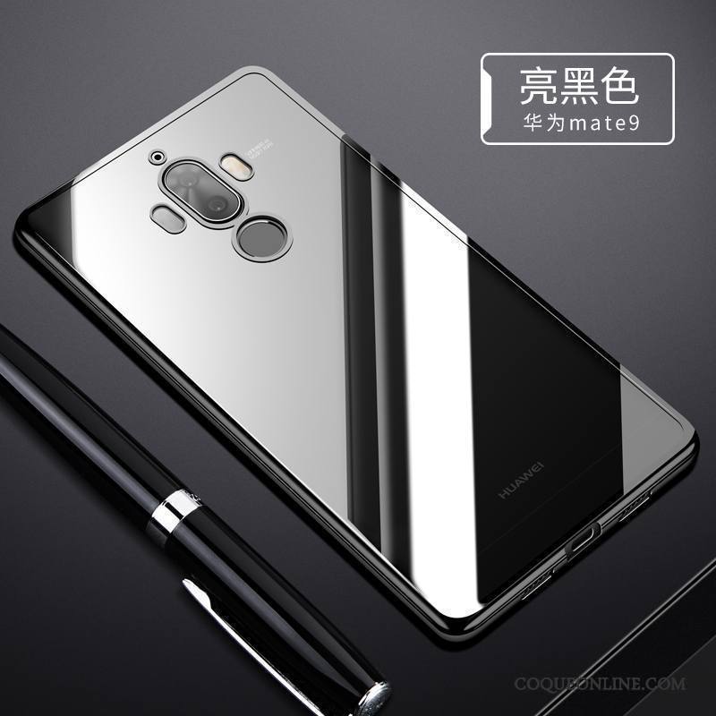 Huawei Mate 9 Coque Silicone De Téléphone Argent Étui Tendance Fluide Doux