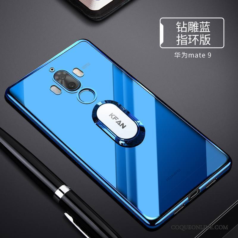 Huawei Mate 9 Coque Silicone De Téléphone Argent Étui Tendance Fluide Doux