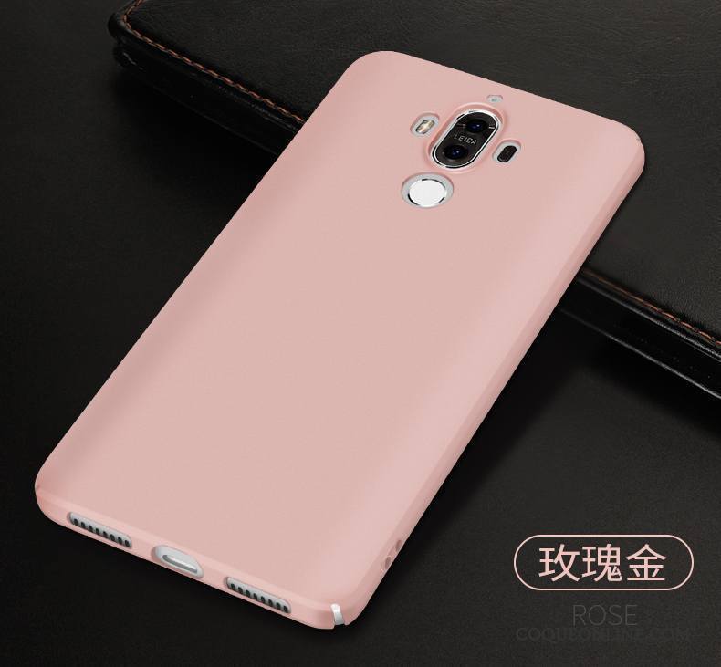 Huawei Mate 9 Coque Simple Tout Compris Protection De Téléphone Or Rose Tendance