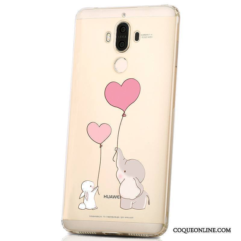 Huawei Mate 9 Coque Tout Compris Créatif Tendance Silicone Or Étui Personnalité