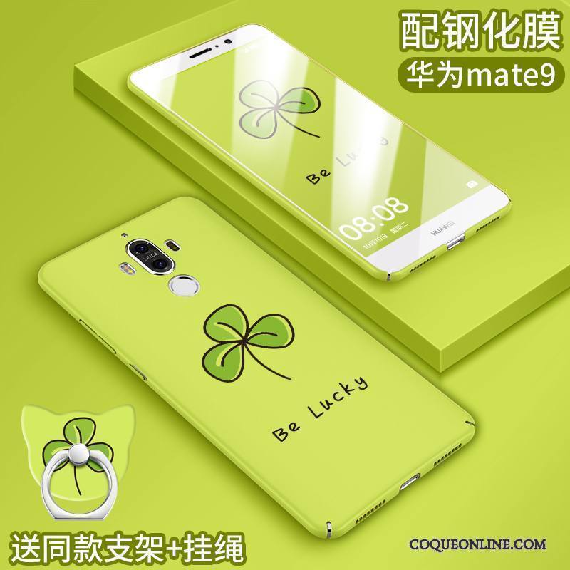 Huawei Mate 9 Coque Tout Compris Vert Silicone Créatif Personnalité Dessin Animé Étui