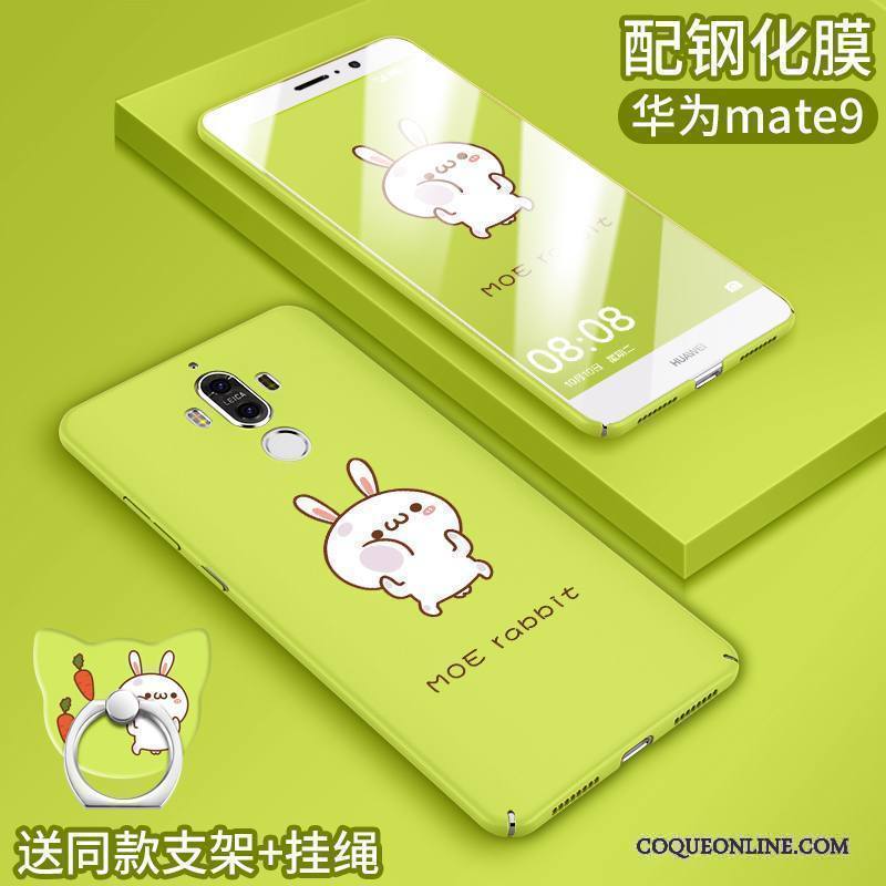 Huawei Mate 9 Coque Tout Compris Vert Silicone Créatif Personnalité Dessin Animé Étui