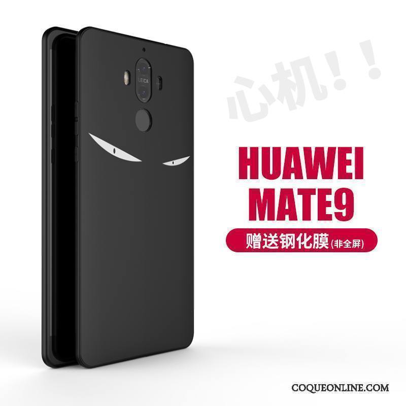 Huawei Mate 9 Coque Étui Silicone Noir Tout Compris Tendance Grand Créatif