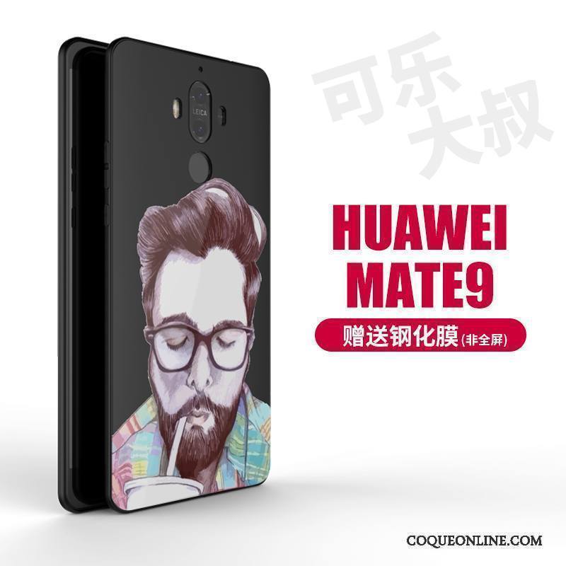 Huawei Mate 9 Coque Étui Silicone Noir Tout Compris Tendance Grand Créatif