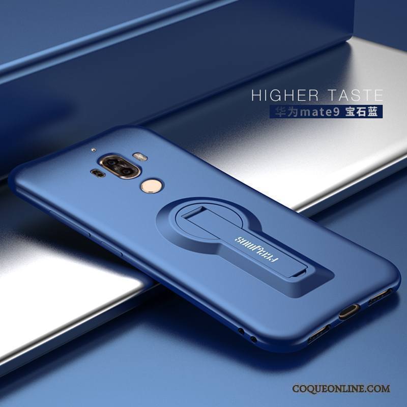 Huawei Mate 9 Délavé En Daim Silicone Ornements Suspendus Incassable Coque De Téléphone