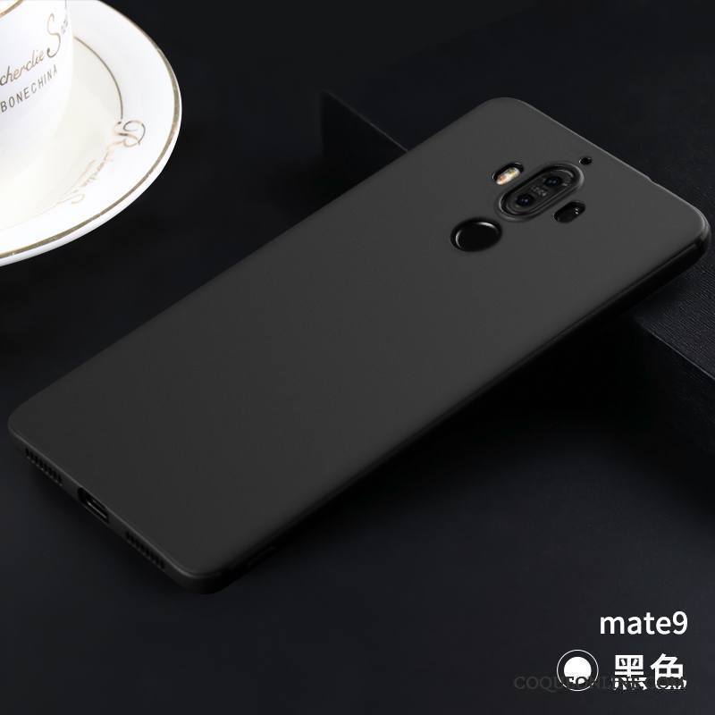 Huawei Mate 9 Fluide Doux Étui Délavé En Daim Tout Compris Coque Silicone De Téléphone