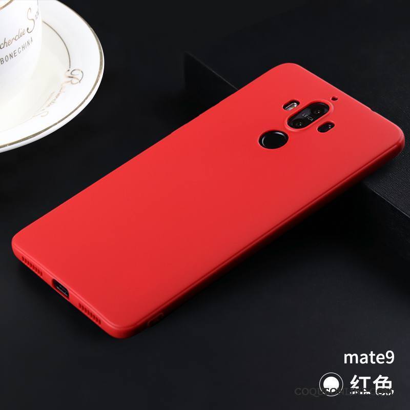 Huawei Mate 9 Fluide Doux Étui Délavé En Daim Tout Compris Coque Silicone De Téléphone