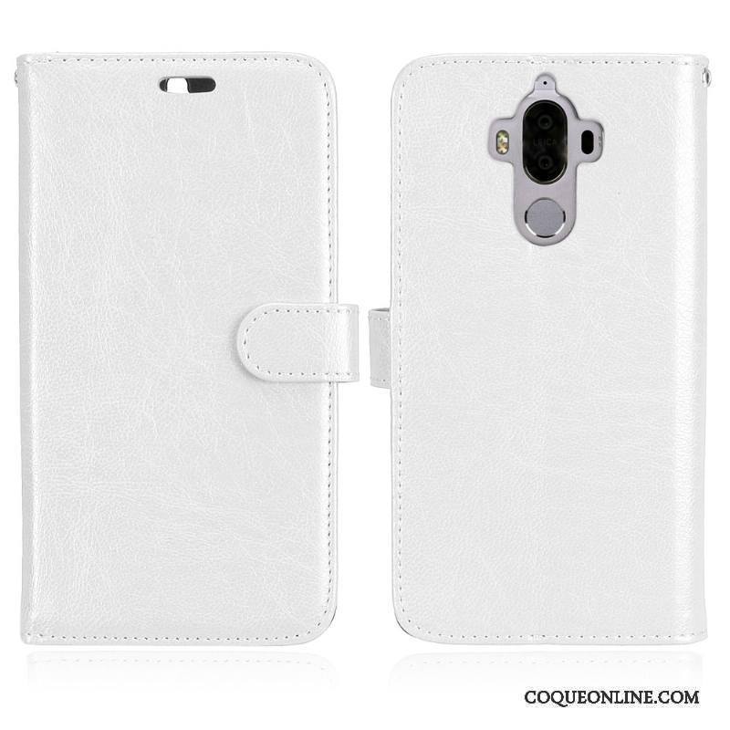 Huawei Mate 9 Housse Coque De Téléphone Portefeuille Protection Étui En Cuir Carte Incassable